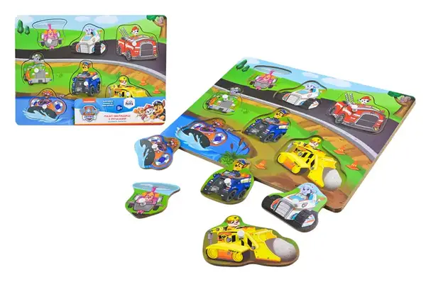 Дерев'яна іграшка KidsHits Paw Patrol KH20/058 пазли-вкладиші 30*22*1,5 см купити