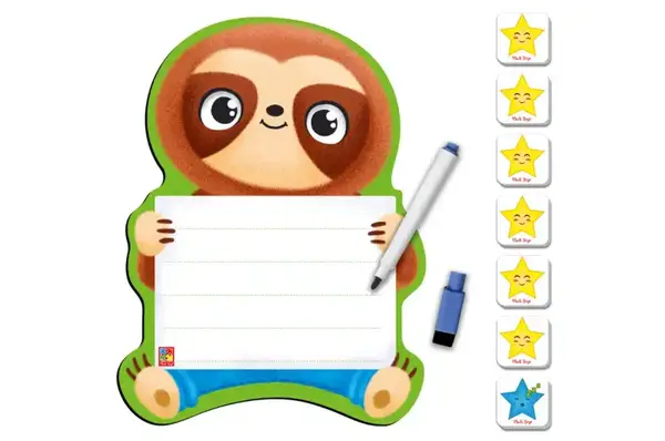 Магнітна дошка 'Лінивець' з маркером (укр.) VT3601-22 VladiToys купити