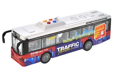 Автобус інерційний JS120-C озвучений, зі світлом, в коробці р.33x9,5x13,5 см YG Toys купити