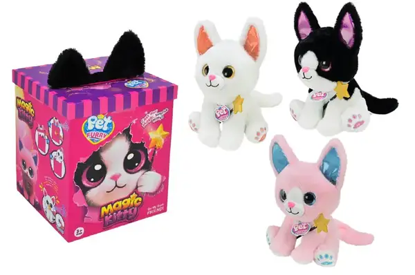 М'яка інтерактивна іграшка C24404 кошеня короб.16.5х16.5х27 см купити