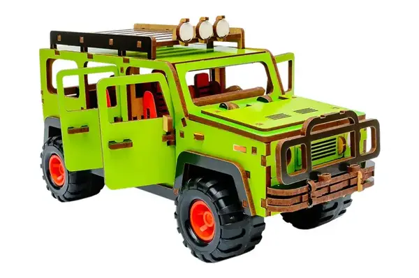 Конструктор Puz-00951 "Wood Rover", дерев'яний PuzzleOK купити недорого в Україні, фото 5
