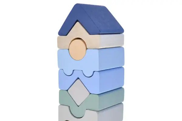 Дерев'яна іграшка "Пірамідка LD-22/Tower LD-22" 16099 CUBIKA купити недорого в Україні, фото 4