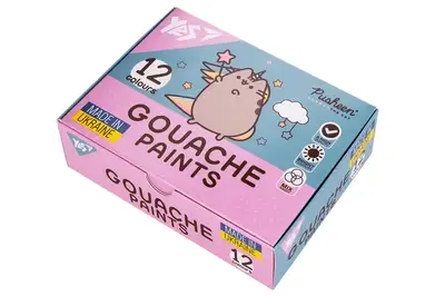 Фарби гуашеві Yes Pusheen 12 кол. 20 мл 230402 купити