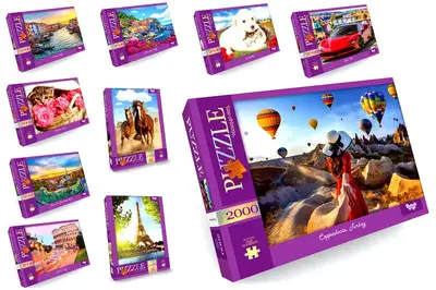 Пазли - 2000 елм. - C2000-01-01,02,03,04...10 серія 1 DANKO купити