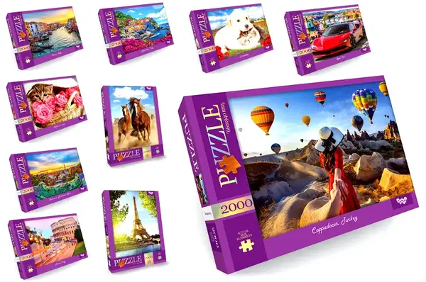 Пазли - 2000 елм. - C2000-01-01,02,03,04...10 серія 1 DANKO купити