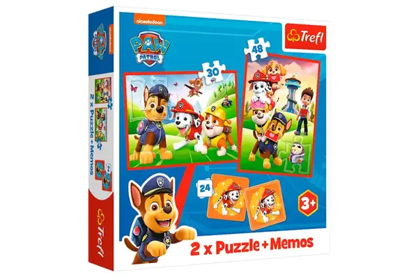 Пазли - 2в1 - 93337 "Щенячий Патруль" + МЕМО Trefl купити