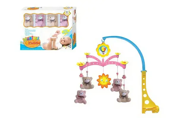 Мобіль на ліжко XQT712 механічний, м'який, в коробці р.32,5x25x7 см купити