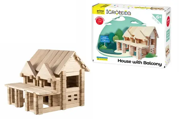 Будиночок з балконом 136 дет. 900248 IGROTECO купити недорого в Україні, фото 2