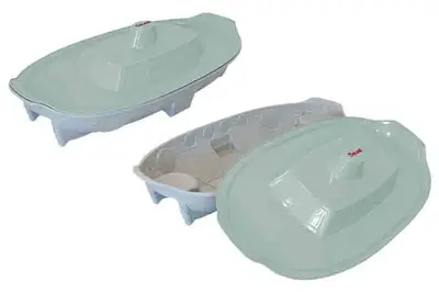 Пісочниця 03355/7 "Кораблик" сіро-м'ятна DOLONI купити