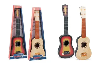 Гітара 898-45 зі струнами, 2 кольори, в коробці р.56x7,5x19,5 см YG Toys купити