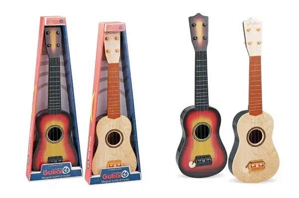 Гітара 898-45 зі струнами, 2 кольори, в коробці р.56x7,5x19,5 см YG Toys купити