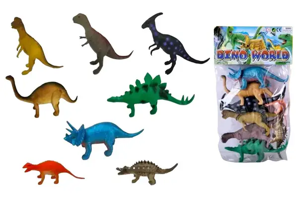Набір динозаврів KL704 в кульку 8шт. р.32x4x19 см YG Toys купити