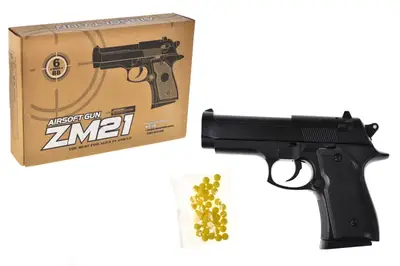 Пістолет на кульках CYMA ZM21 металевий, в коробці р. 16*3*11 см купити