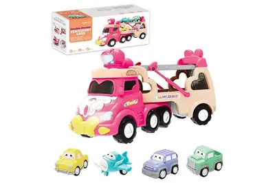 Автовоз інерційний, озвучений, зі світлом, в коробці G0101 р.33,5*11,5*15см купити