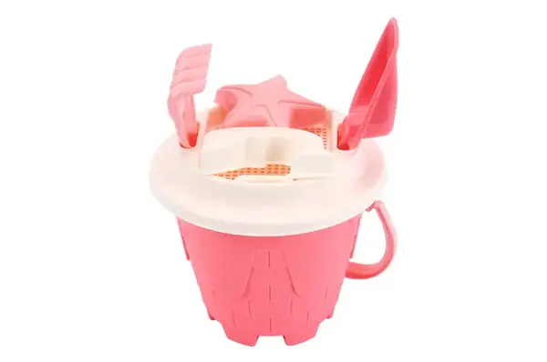 Набір для гри з піском 1553 "Замок" рожевий ТЕХНОК купити недорого в Україні, фото 2