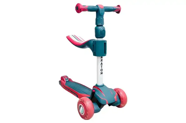 Самокат-толокар Flex red-green 2в1, триколісний Maraton купити