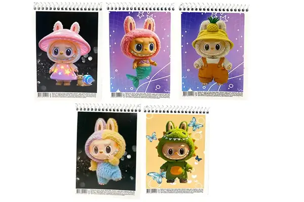 Блокнот 00-00035821 Labubu ф.А6 60аркушів,на спіралі,клітинка 20/320 Руслан купити