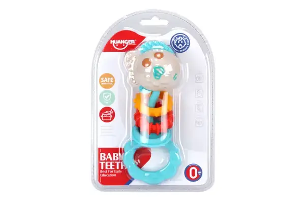 Брязкальце HE0137 "Рибка" на блістері р.20,2x13,6 см YG Toys купити