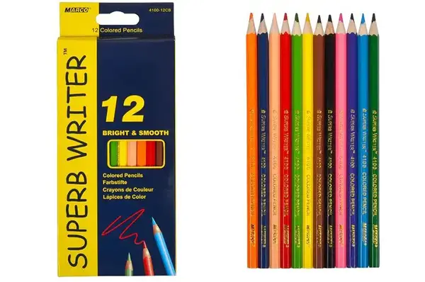 Олівці 4100-12CB 12 кольорів Marco купити