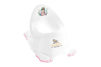 Горщик музичний "Дикий захід" (Єдиноріг) з протиковзною гумою (білий) PO-075-103-JEDNOROZEC-R TEGA купити