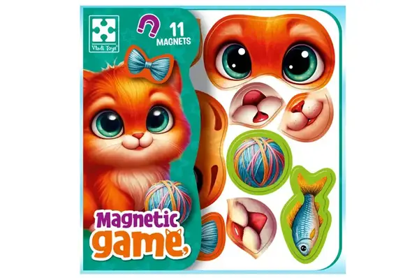 Гра розвиваюча магнітна "Емоції Кошеняти" VT3220-05 VladiToys купити недорого в Україні, фото 3