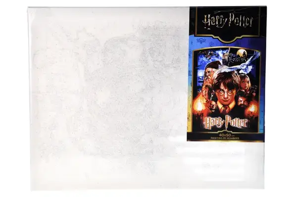 Набір для розпису по номерах KHO8716 WB "Harry Potter: Постер з фарбами металік" 40х50см IDEYKA купити