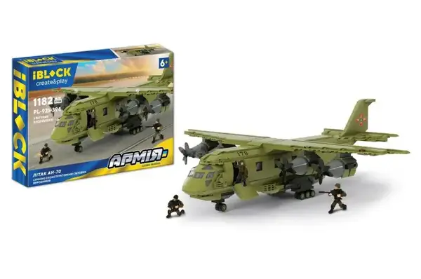 Конструктор IBLOCK PL-921-394 АРМІЯ 1182 дет. р. 63,5*42,5*9 см купити