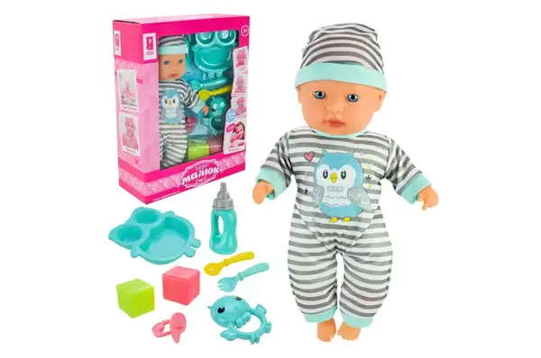 Пупс "Чудо Малюк" PL-524-106 м'яконабивний, музичний, аксес короб. 33см купити