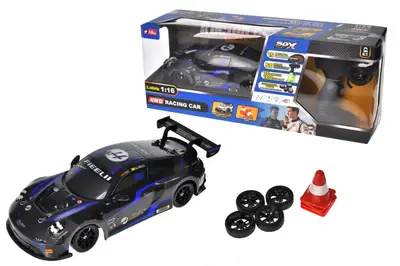 Машина на радіокеруванні 91602P-1-2 дрифт, змінні колеса, акумулятор, в коробці р.50x16x20 см YG Toys купити