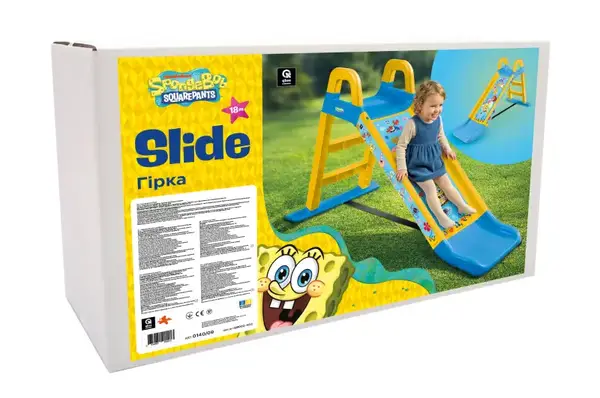 Гірка мала QB002-303 "Губка Боб" 140 см qbee купити недорого в Україні, фото 3