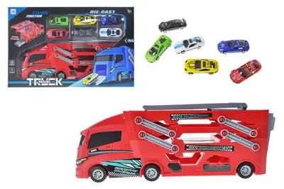 Машина автовоз LH829 з машинками, в коробці р.39x10x24,5 см YG Toys купити