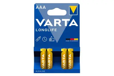 Батарейки 4103 LR03 LONG LIFE alkaline 4 шт. на блістері Varta купити
