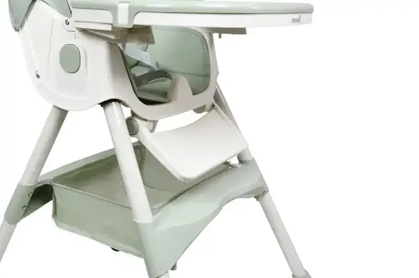 Стільчик для годування Kidoro One (ST-6540) Green, з екошкіри на колесах, у коробці р.52x25x43 см купити недорого в Україні, фото 3