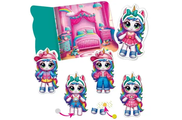 Гра розвиваюча з липучками "Єдиноріжка" VT1320-01 VladiToys купити недорого в Україні, фото 3