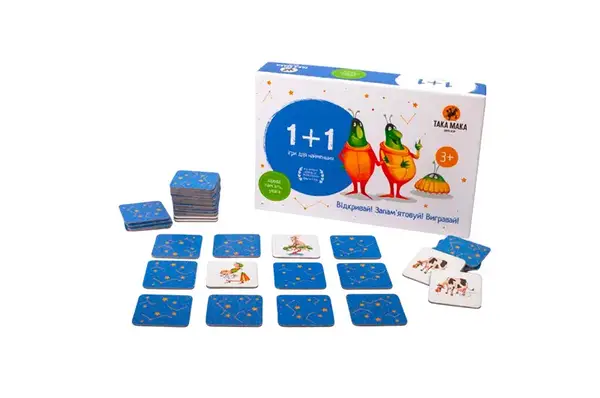 Настільна Гра "1+1" 60001-UA ТАКА МАКА купити недорого в Україні, фото 3