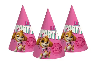 Ковпачки паперові Paw Patrol 24395 "Скай" рожеві ТМ "funmi" (6 шт) купити