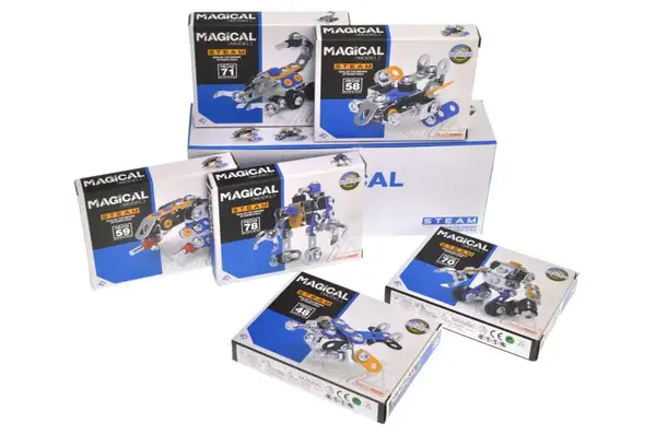 Конструктор металевий в блоці 6шт 816B-387 р.29,5*8*11,5см купити