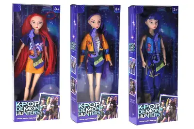 Лялька-герой K-pop за мотивами мультфільму, 3 види, в коробці 30см. купити