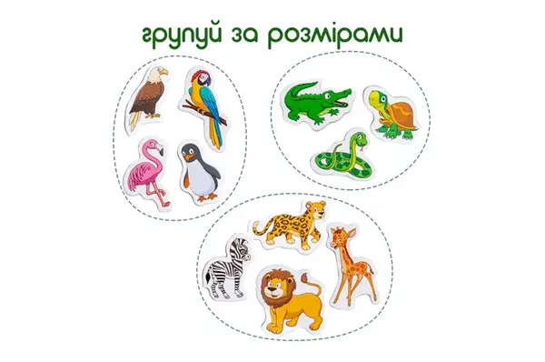 Набір магнітів ML4031-01EN "Щасливі Діти Зоо" англійською мовою Масік купити недорого в Україні, фото 2