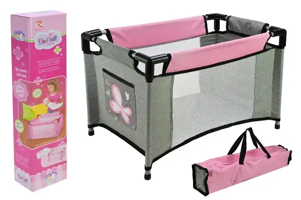 Ліжечко для ляльки металеве19889, в коробці р.10х7х47 см купити