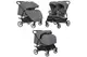Коляска універсальна CARRELLO Connect CRL-5502/1 Ink Gray для двійні, люлька-переноска купити недорого в Україні, фото 28243