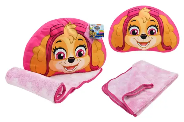 М'яка подушка з пледом KH70/002L Paw Patrol р.44x29x7см плед р.118x80см Kids Hits купити