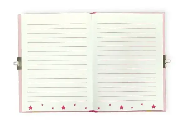 Блокнот дитячий на замочку з віконцем Мрійливий єдиноріг W361945 17.8x13 см, 70g, 80 л купити недорого в Україні, фото 2