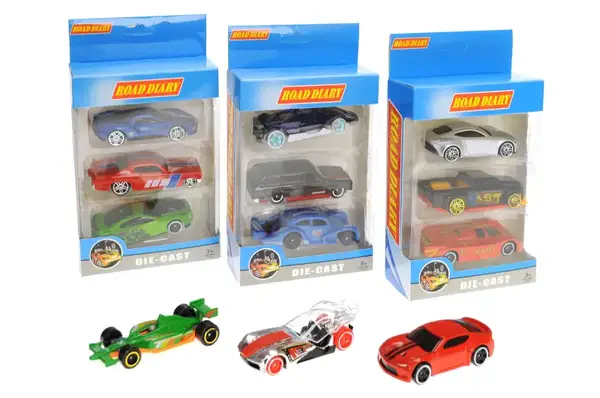 Набір машин металевих в коробці 3шт, 4види 699-03S купити