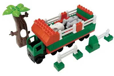 Конструктор 013888/10 "Вантажівка" 95 дет. в пластиковому боксі DOLONI купити