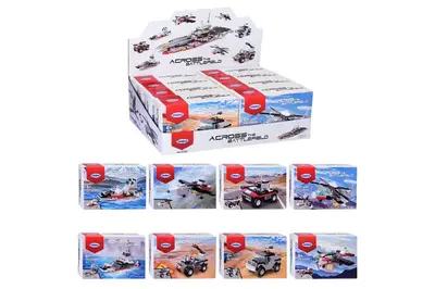 Конструктор "Військова техніка" 8шт в блоці XB-57009 р.28,5*17*9,5см купити