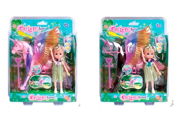 Лялька "Nini Love" з єдинорогом, на блістері, 2види 53811 р.29*8,5*24см купити