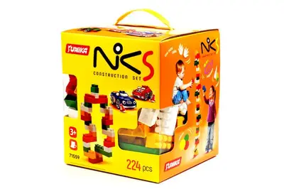 Конструктор "NIK-5" в коробці 224дет Юніка купити