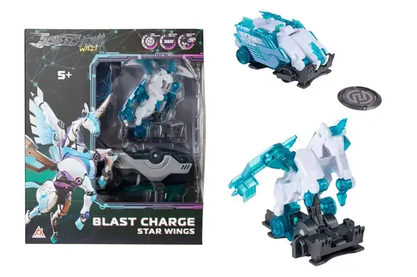 Ігровий набір EU686113 S5 L1–СТАР ВІНГС (запускач-бластер, машинка-трансформер) SCREECHERS WILD! купити