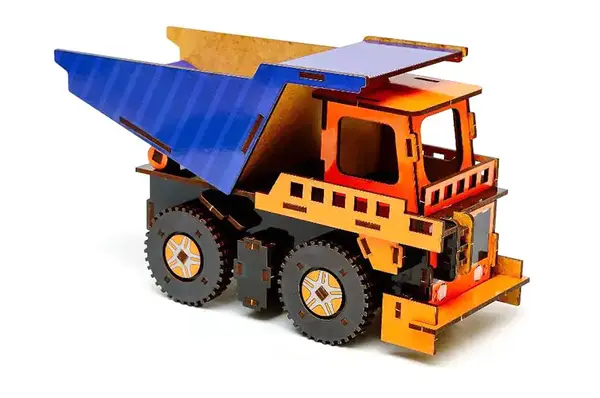 Конструктор 00920 "Самоскид" дерев'яний, PuzzleOK купити недорого в Україні, фото 3